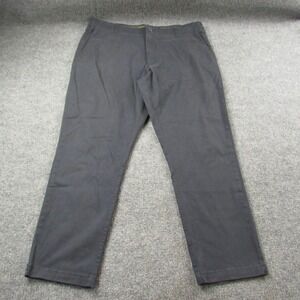 Lee Pants Mens 40x32 Blue Gray Extreme Comfort‎ MVP Relaxed Fit Stretch Chino